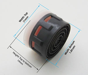 aerator dimension